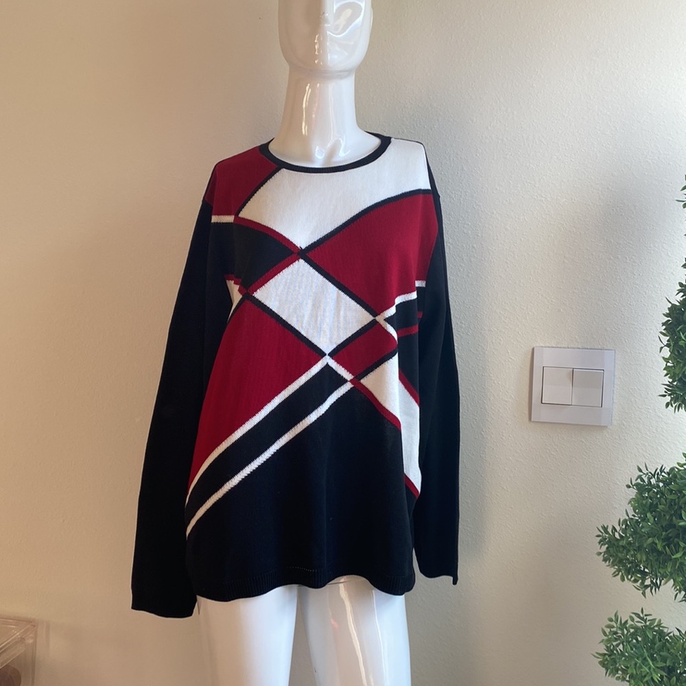 ALFRED DUNNER WOMAN SWEATER TOP SIZE 1X